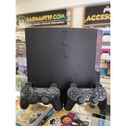 consola ps3 Slim + 2 controles